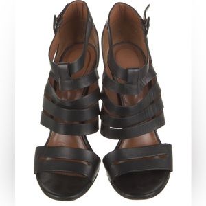 Givenchy Black Strappy Sandals